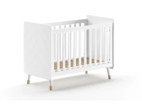 Jaxx Billy ledikant 60x120 satin wit