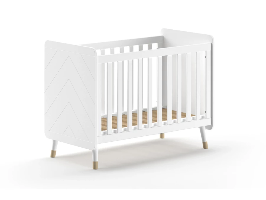 Jaxx Billy ledikant 60x120 satin wit
