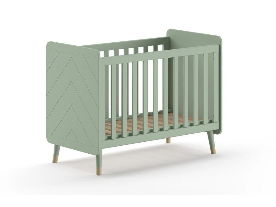 Jaxx Billy ledikant 60x120 olive groen