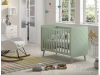 Jaxx Billy ledikant 60x120 olive groen - Afbeelding 2