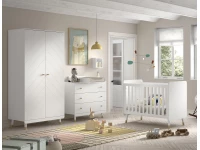 Jaxx Billy ledikant 60x120 satin wit - Afbeelding 4