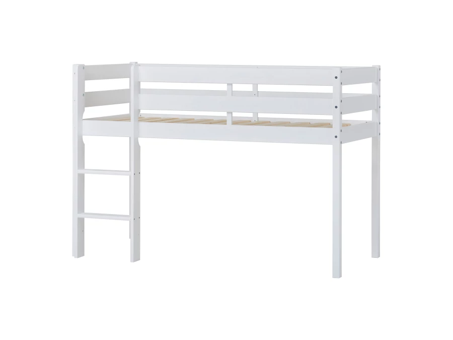 Hoppekids ECO Comfort halfhoogslaper 70x160 - Wit