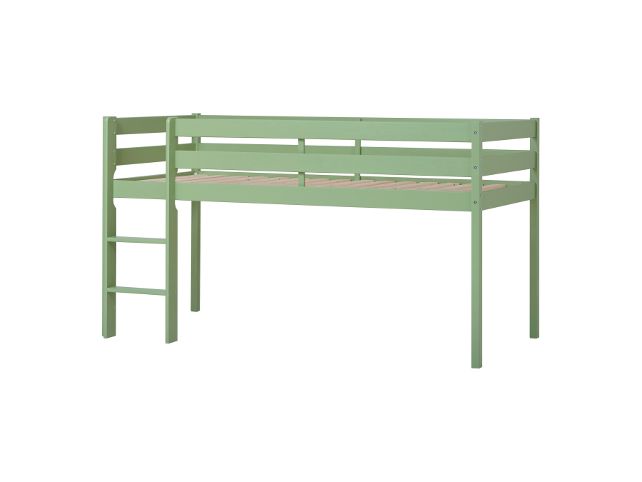 Hoppekids ECO Comfort halfhoogslaper 90x200 - Pale Green