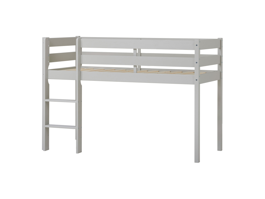 Hoppekids ECO Comfort halfhoogslaper 70x160 - Dove Grey