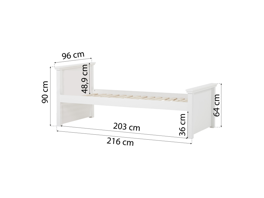 Hoppekids Maja Deluxe bed 90x200 - Afbeelding 5