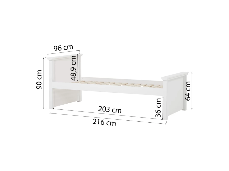 Hoppekids Maja Deluxe bed 90x200 - Afbeelding 5