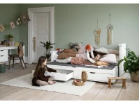 Hoppekids Maja Deluxe bed met onderschuifbed-module 90x200 - Afbeelding 4