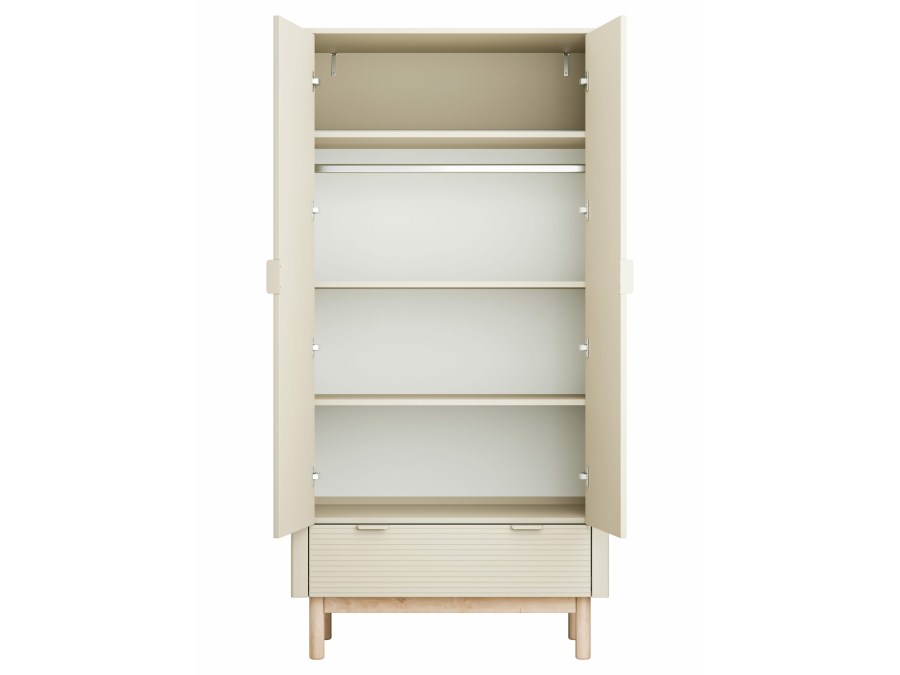 Miloo 2door wardrobe champagne 3 scaled