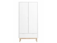 Pinio Miloo 3-delige babykamer met grote commode - wit - Afbeelding 10