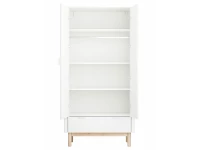 Pinio Miloo 3-delige babykamer met grote commode - wit - Afbeelding 11