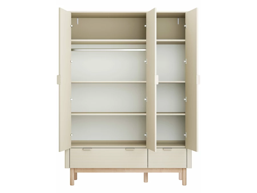 Miloo 3door wardrobe champagne 3 scaled