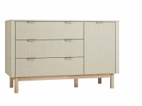 Pinio Miloo commode 3-laden en deur - champagne