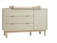 Pinio Miloo 3-delige meegroeikamer met grote commode - champagne - Afbeelding 7