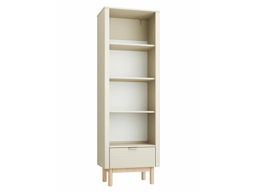 Miloo bookcase high champagne 1 scaled