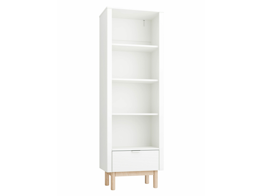 Pinio Miloo hoge boekenkast - wit