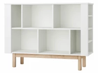 Pinio Miloo lage boekenkast - wit - Afbeelding 2