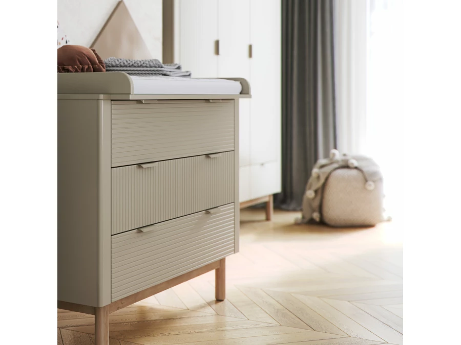 Pinio Miloo commode 3-laden - champagne - Afbeelding 4