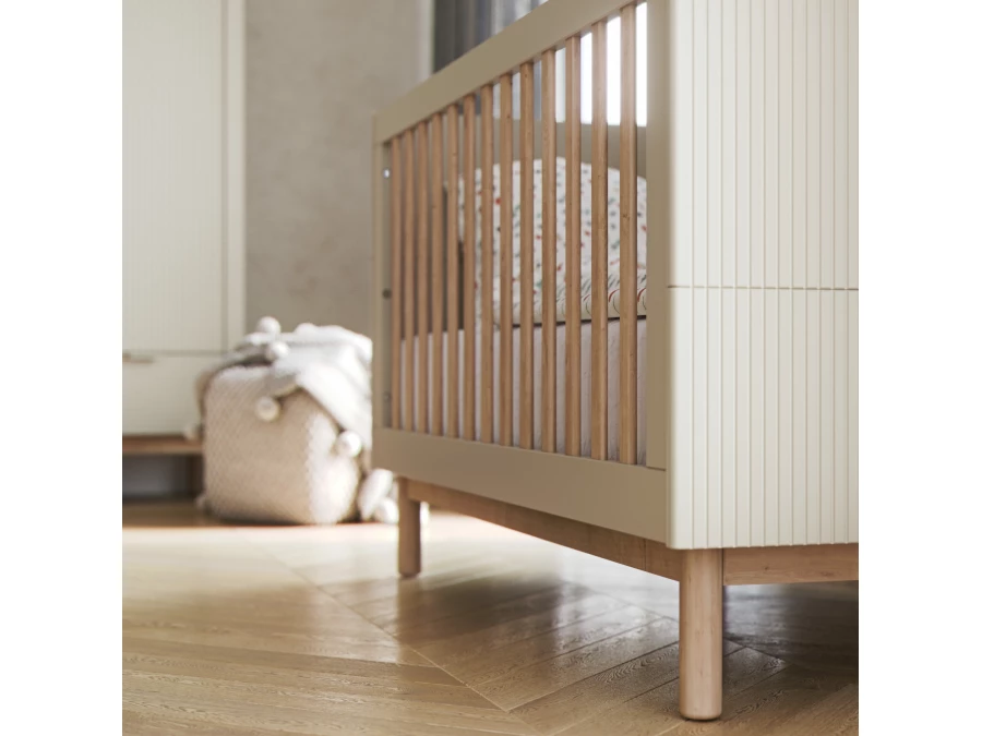 Pinio Miloo ombouwbaar ledikant 60x120 champagne - Afbeelding 6