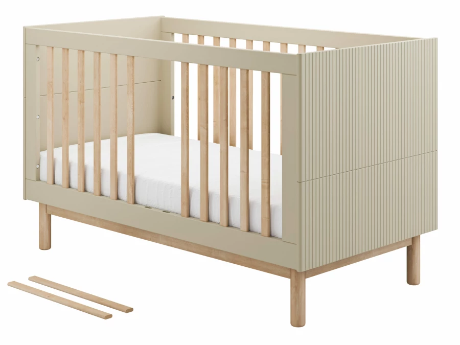 Miloo cot bed140x70 champagne 2 scaled