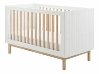 Pinio Miloo 3-delige meegroeikamer met grote commode - wit - Afbeelding 2