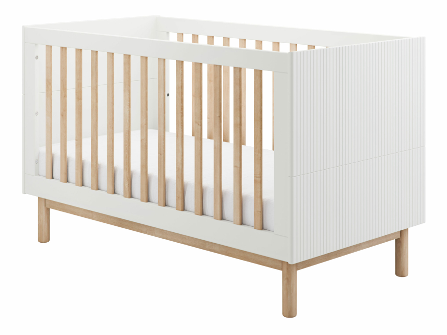 Miloo cot bed140x70 white 1 scaled