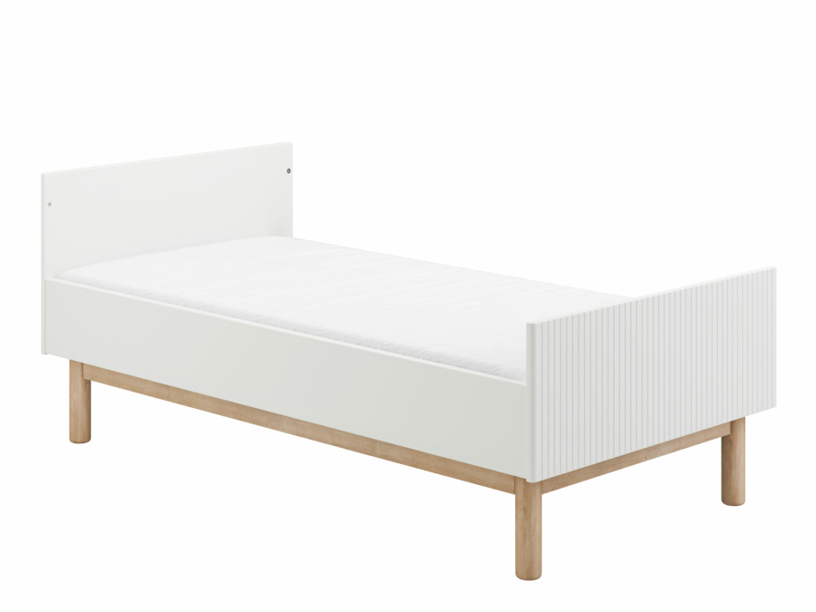 Miloo cot bed140x70 white 3 scaled