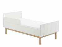 Pinio Miloo 3-delige meegroeikamer met grote commode - wit - Afbeelding 5