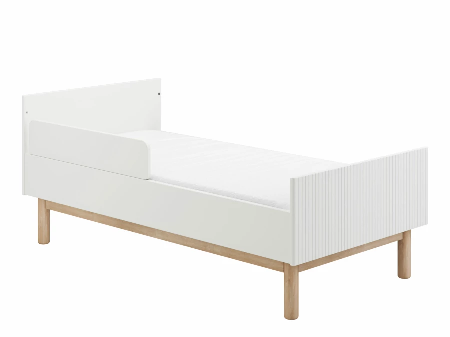 Pinio Miloo 3-delige meegroeikamer met grote commode - wit - Afbeelding 5