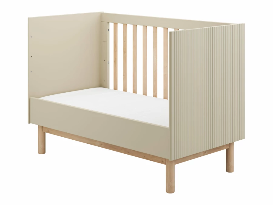Pinio Miloo 3-delige babykamer met grote commode - champagne - Afbeelding 4