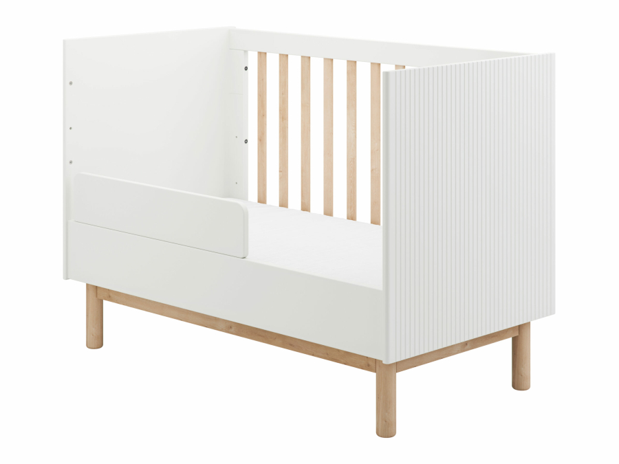 Pinio Miloo 2-delige babykamer met grote commode - wit - Afbeelding 5