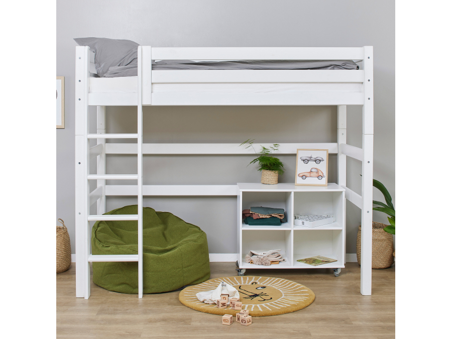 Hoppekids ECO Luxury hoogslaper 90x200 - rechte ladder - Afbeelding 3