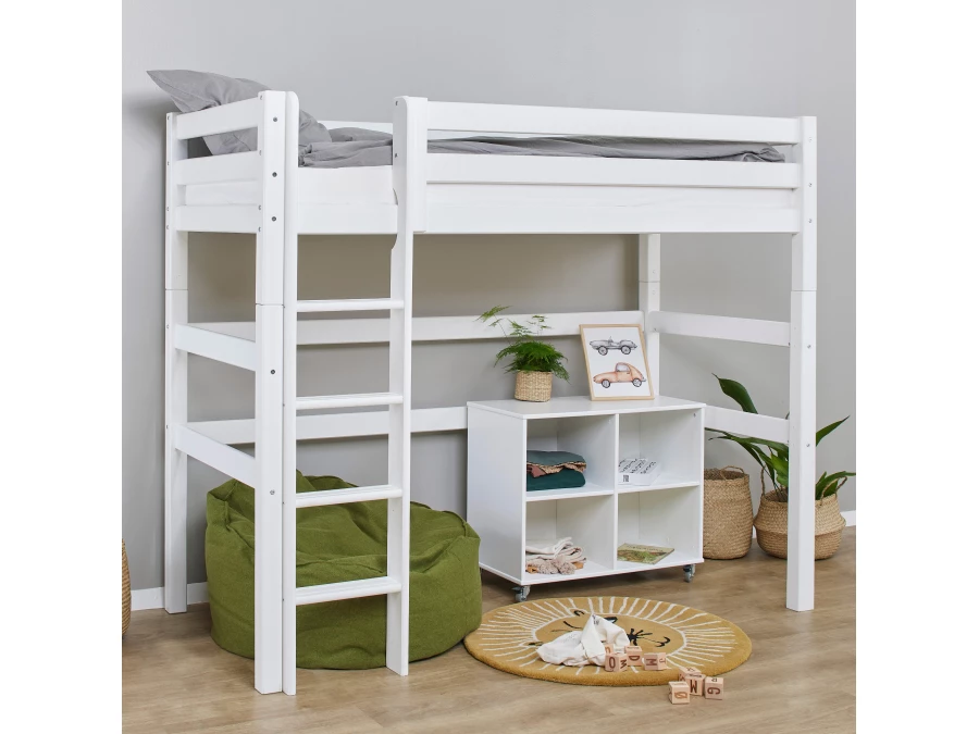 Hoppekids ECO Luxury hoogslaper 90x200 - rechte ladder - Afbeelding 2