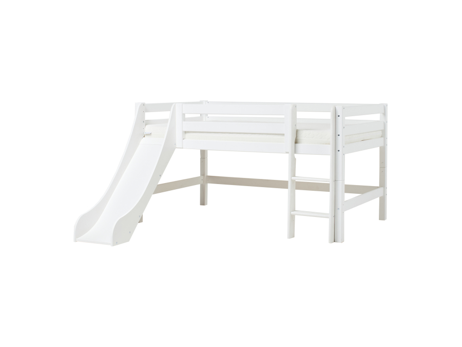 Hoppekids ECO Luxury halfhoogslaper met glijbaan 120x200 - rechte ladder - Afbeelding 4
