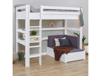 Hoppekids ECO Luxury hoogslaper met bureau en lounge 90x200 - rechte ladder - Afbeelding 2