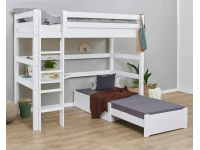 Hoppekids ECO Luxury hoogslaper met bureau en lounge 90x200 - rechte ladder - Afbeelding 7