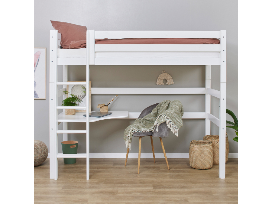 Hoppekids ECO Luxury hoogslaper met bureau en lounge 90x200 - rechte ladder - luxe bodem - Afbeelding 16
