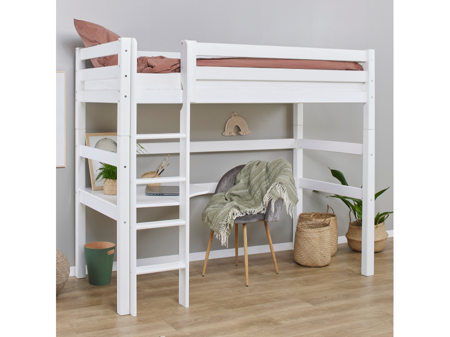 Hoppekids ECO Luxury hoogslaper met bureau en lounge 90x200 - rechte ladder - luxe bodem - Afbeelding 15