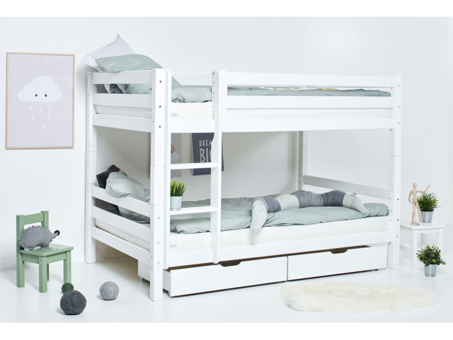 Hoppekids ECO Luxury stapelbed 120x200 - rechte ladder - Afbeelding 6