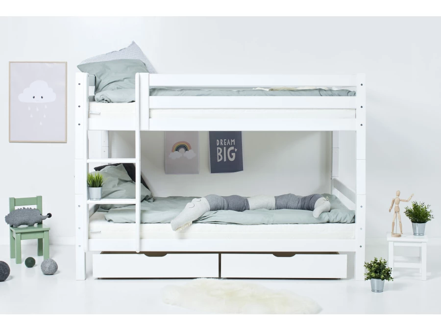 Hoppekids ECO Luxury stapelbed 120x200 - rechte ladder - Afbeelding 5