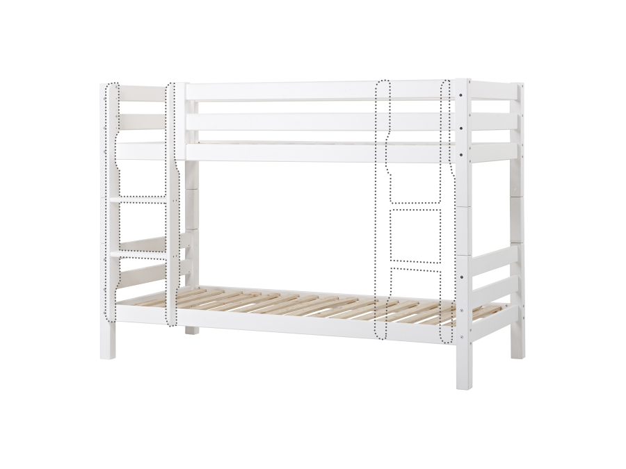 Hoppekids ECO Luxury stapelbed 90x200 - rechte ladder - Afbeelding 7