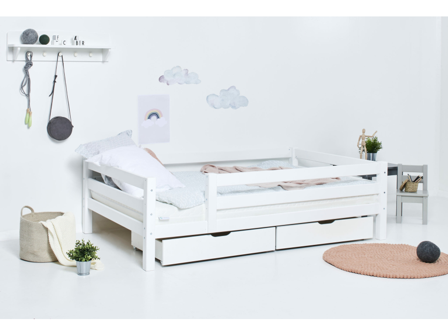 Hoppekids ECO Luxury twijfelaar met 3/4 uitvalbeschermer 120x200 - Afbeelding 3