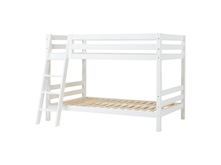 Hoppekids ECO Luxury stapelbed 120x200 - schuine ladder