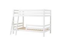 Hoppekids ECO Luxury stapelbed met uitvalbeschermer 120x200 - schuine ladder