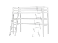 Hoppekids ECO Luxury hoogslaper 90x200 - schuine ladder - Afbeelding 9