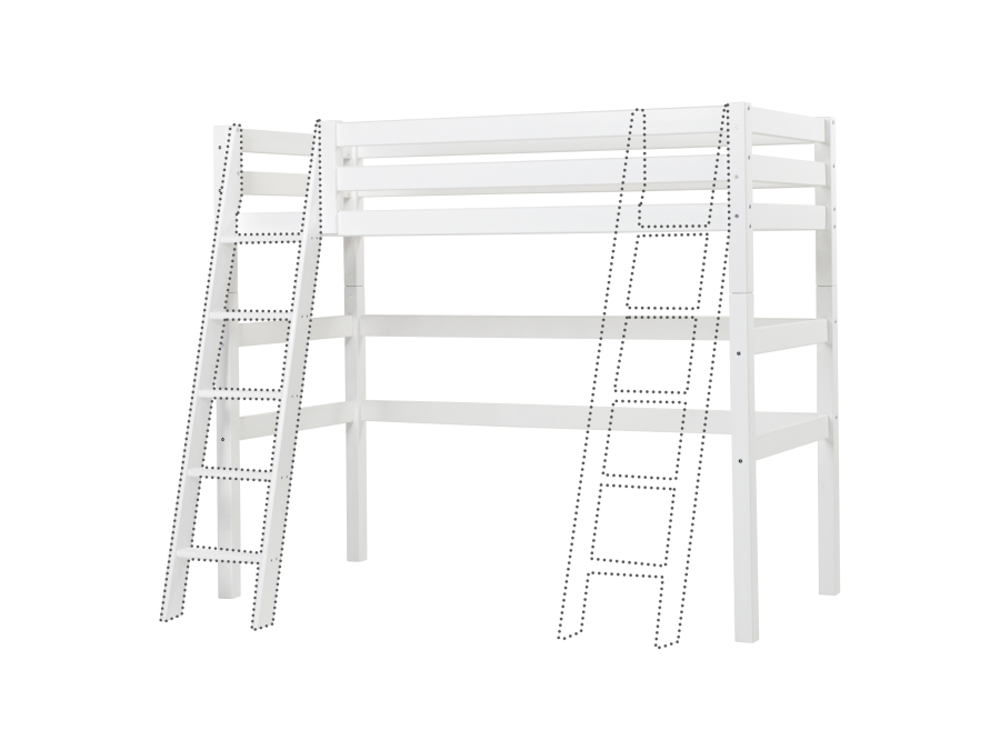 Hoppekids ECO Luxury hoogslaper 90x200 - schuine ladder - Afbeelding 12