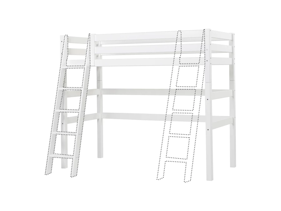 Hoppekids ECO Luxury hoogslaper 90x200 - schuine ladder - Afbeelding 12