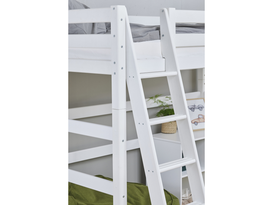 Hoppekids ECO Luxury hoogslaper 90x200 - schuine ladder - Afbeelding 3