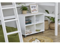 Hoppekids ECO Luxury hoogslaper 90x200 - schuine ladder - luxe bodem - Afbeelding 3