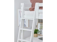 Hoppekids ECO Luxury hoogslaper met bureau 90x200 - schuine ladder - luxe bodem - Afbeelding 4