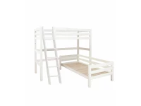 Hoppekids ECO Luxury hoekstapelbed 90x200 - schuine ladder